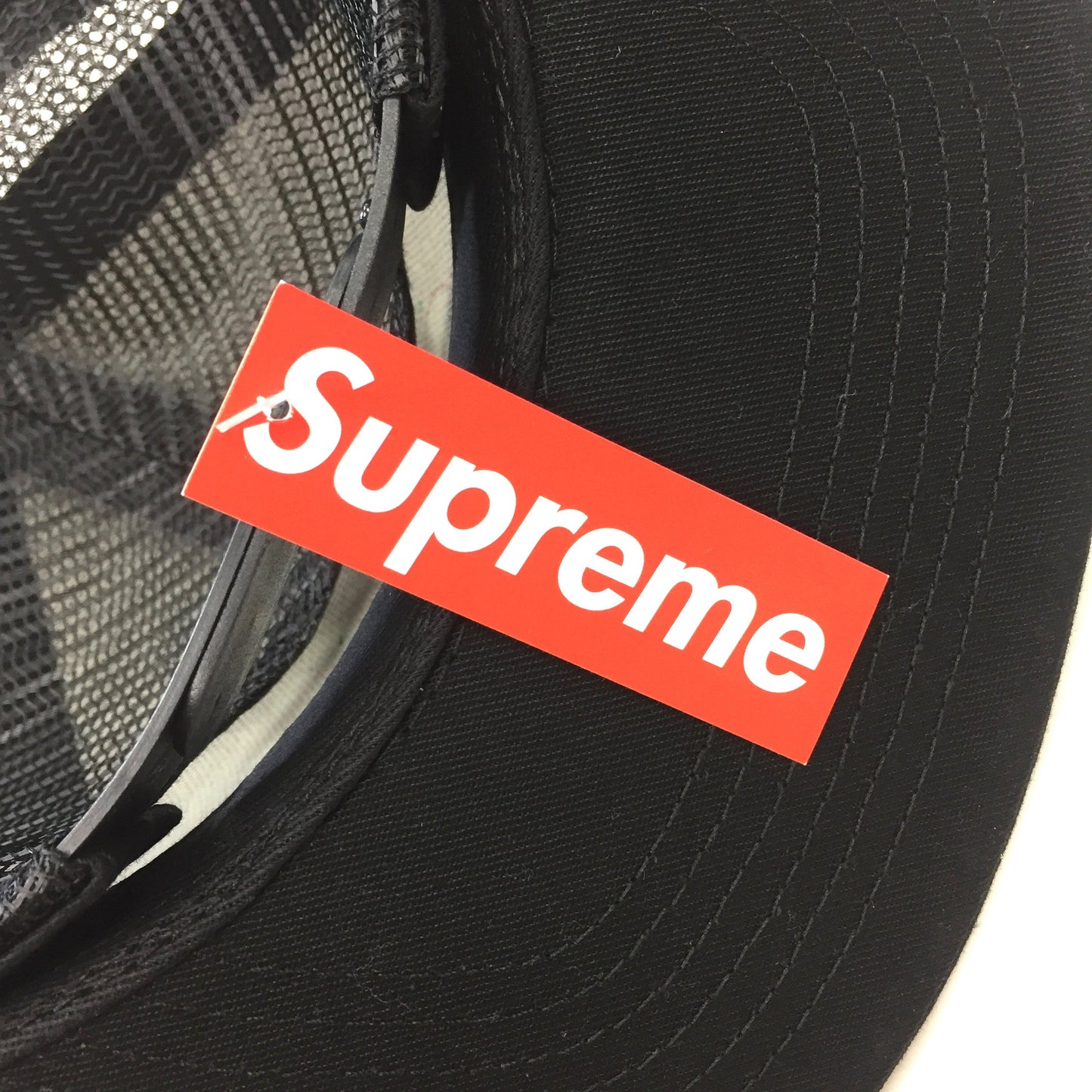 Supreme - Black Strawberry Trucker Hat