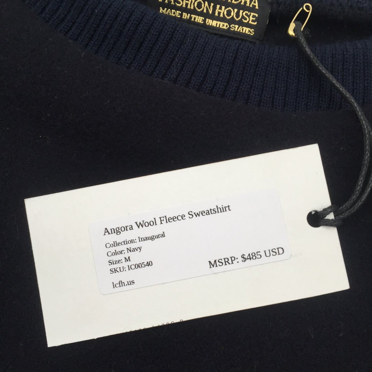 Lewis Chadha - Angora Wool Fleece Sweatshirt