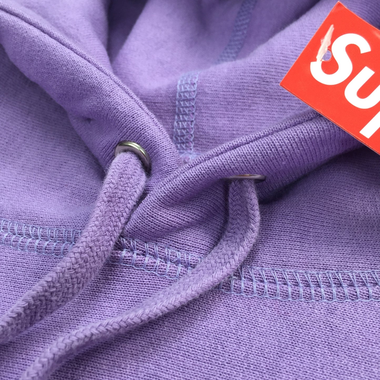 Supreme - Lavender Classic Logo Hoodie