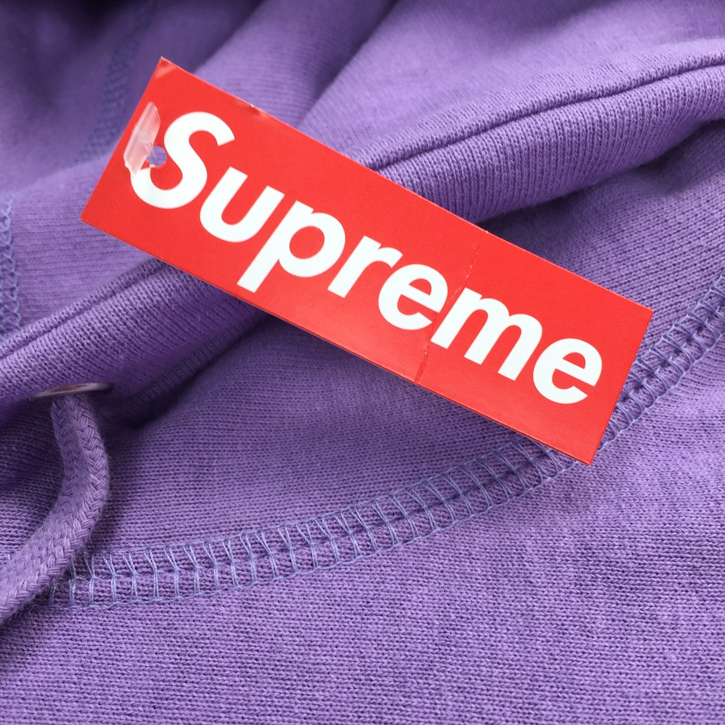 Supreme - Lavender Classic Logo Hoodie