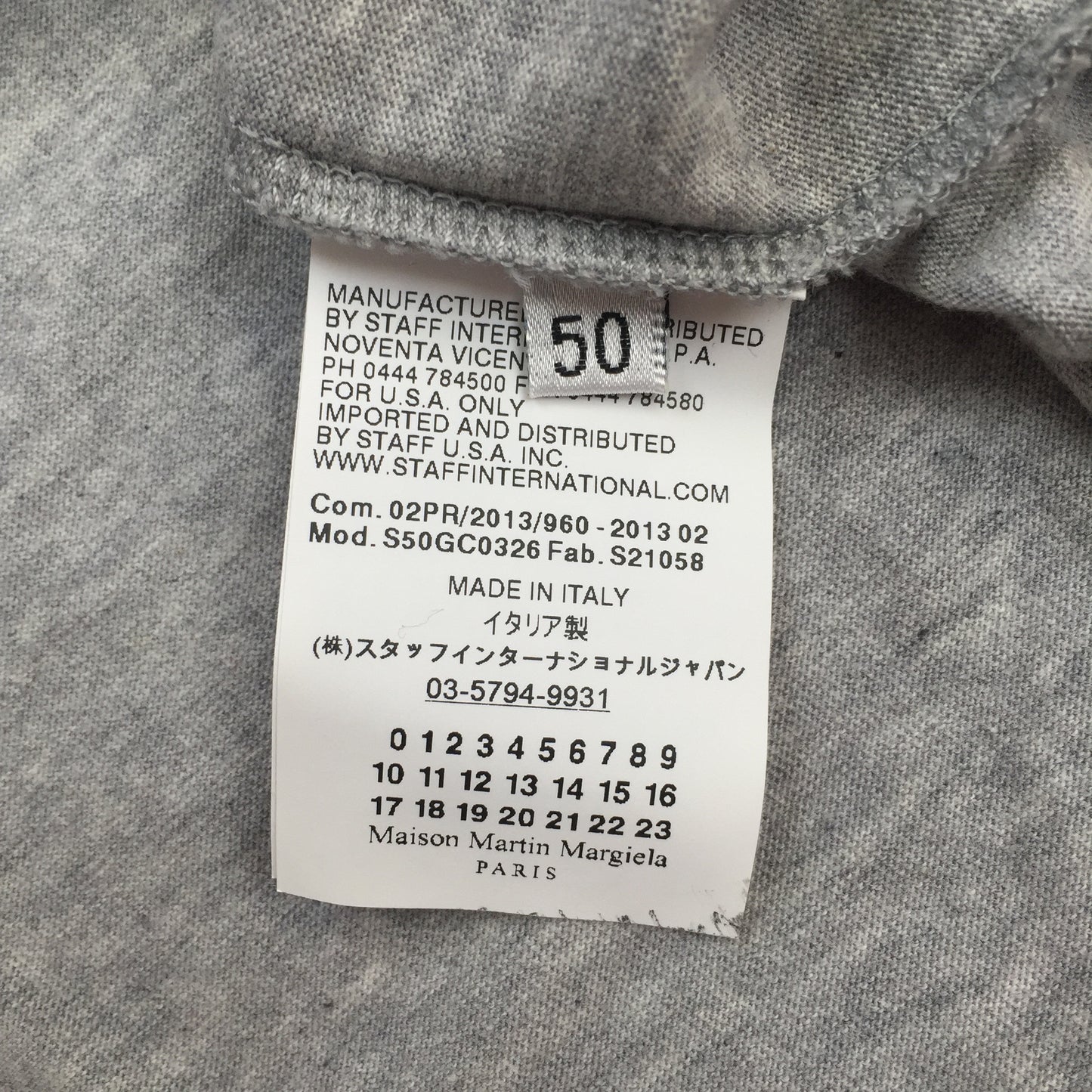 Maison Margiela - AW13 Magazine Cutout Logo T-Shirt