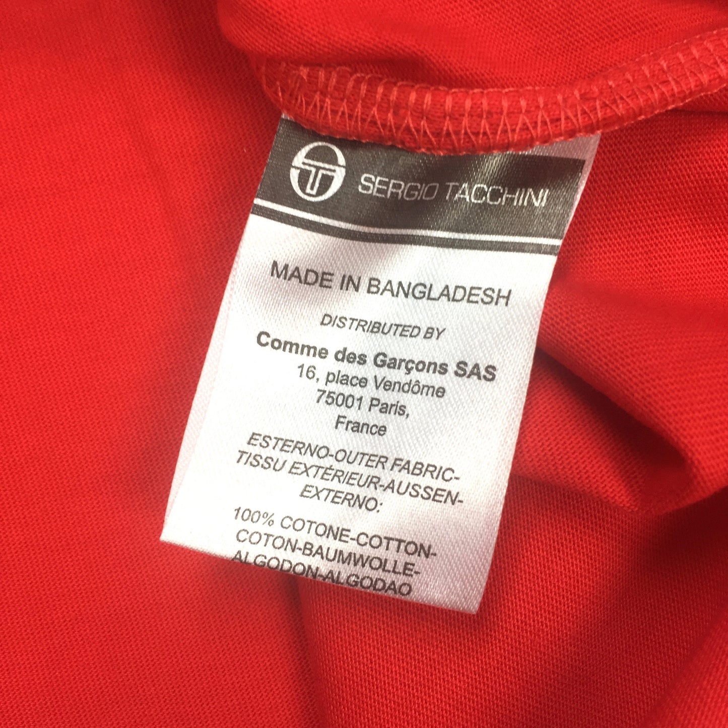 Gosha Rubchinskiy x Sergio Tacchini - Red Logo Print T-Shirt