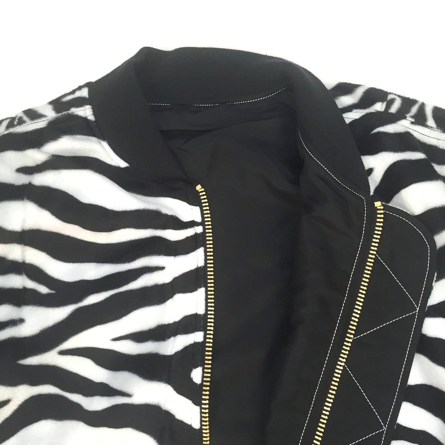 Supreme - Reversible MA-1 Zebra Bomber Jacket