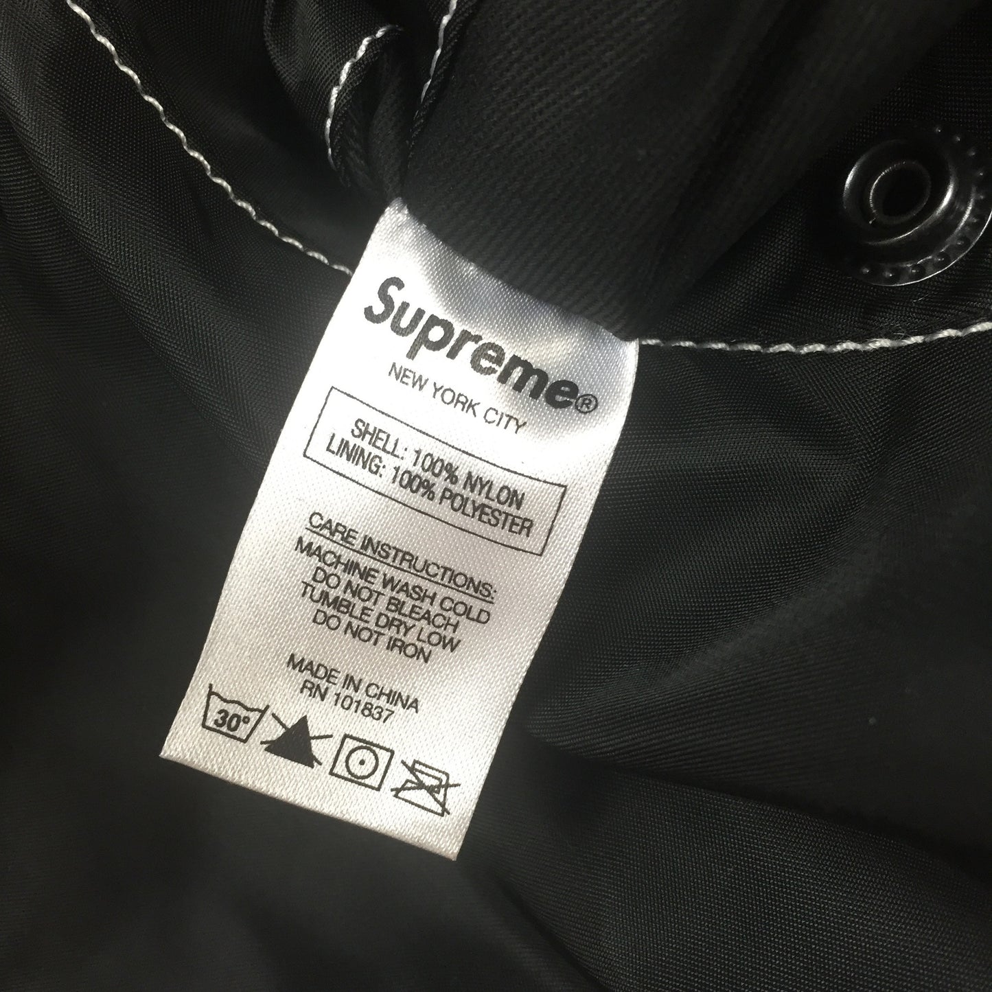 Supreme - Reversible MA-1 Zebra Bomber Jacket