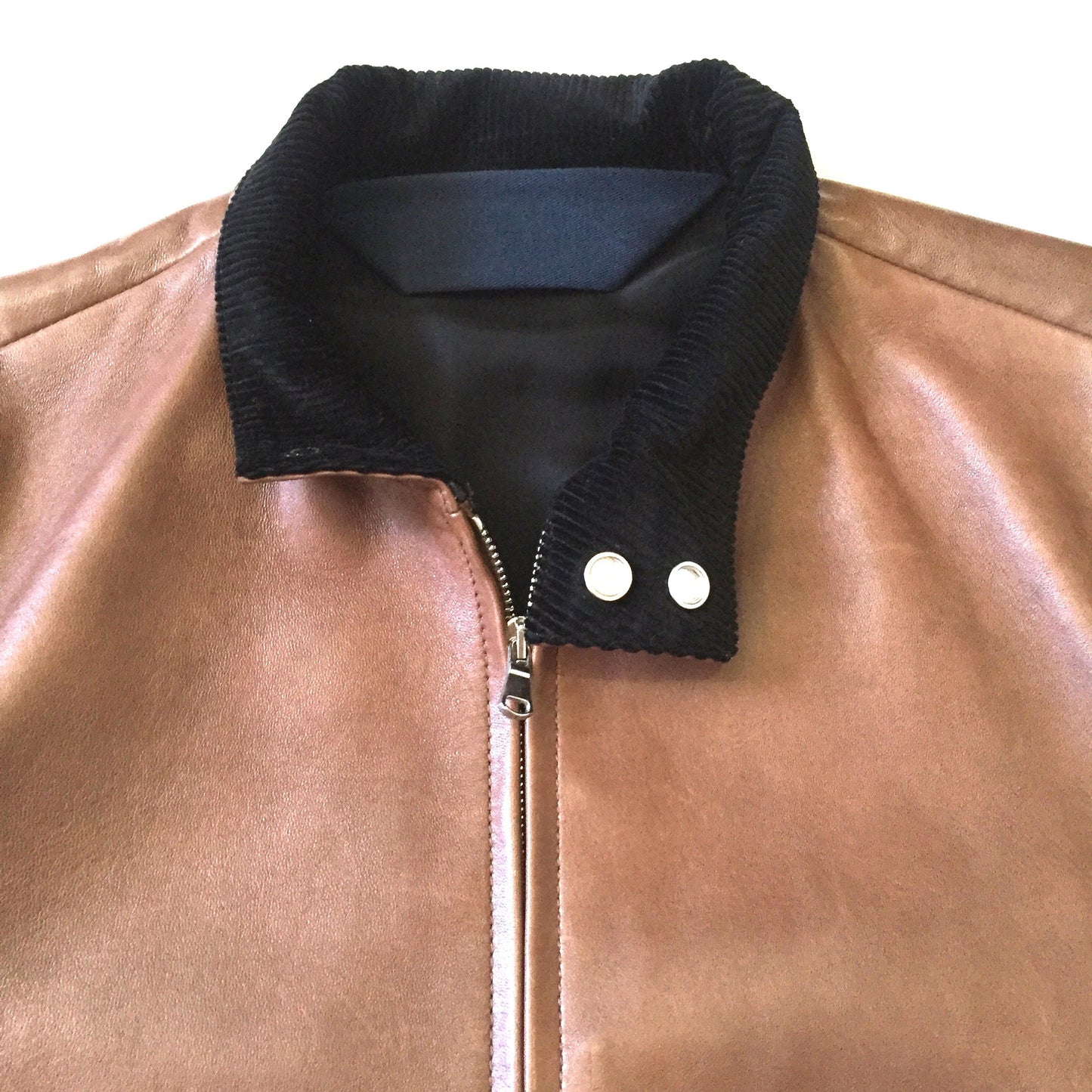 Acne Studios - Brown Lambskin Leather Jacket
