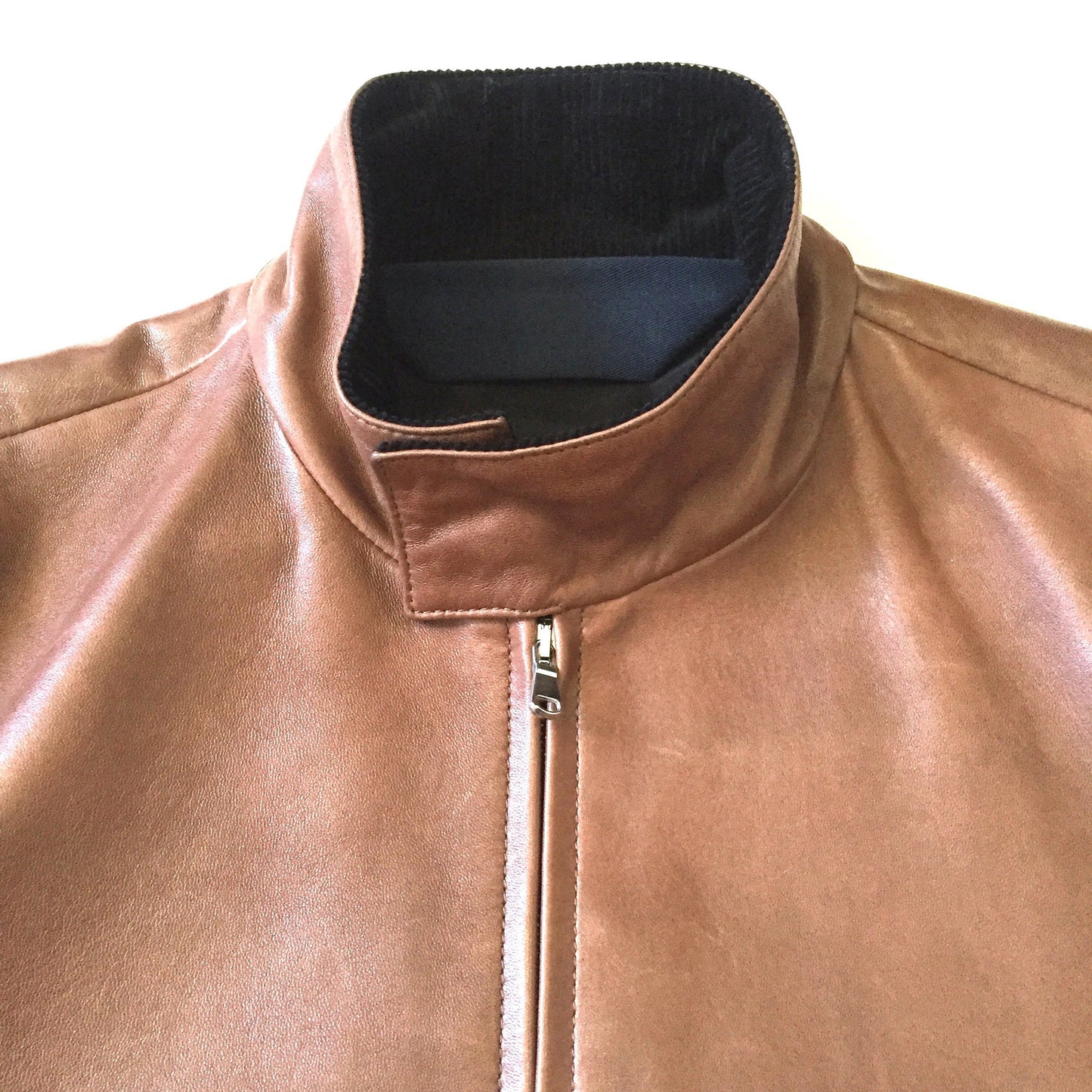 Acne Studios - Brown Lambskin Leather Jacket