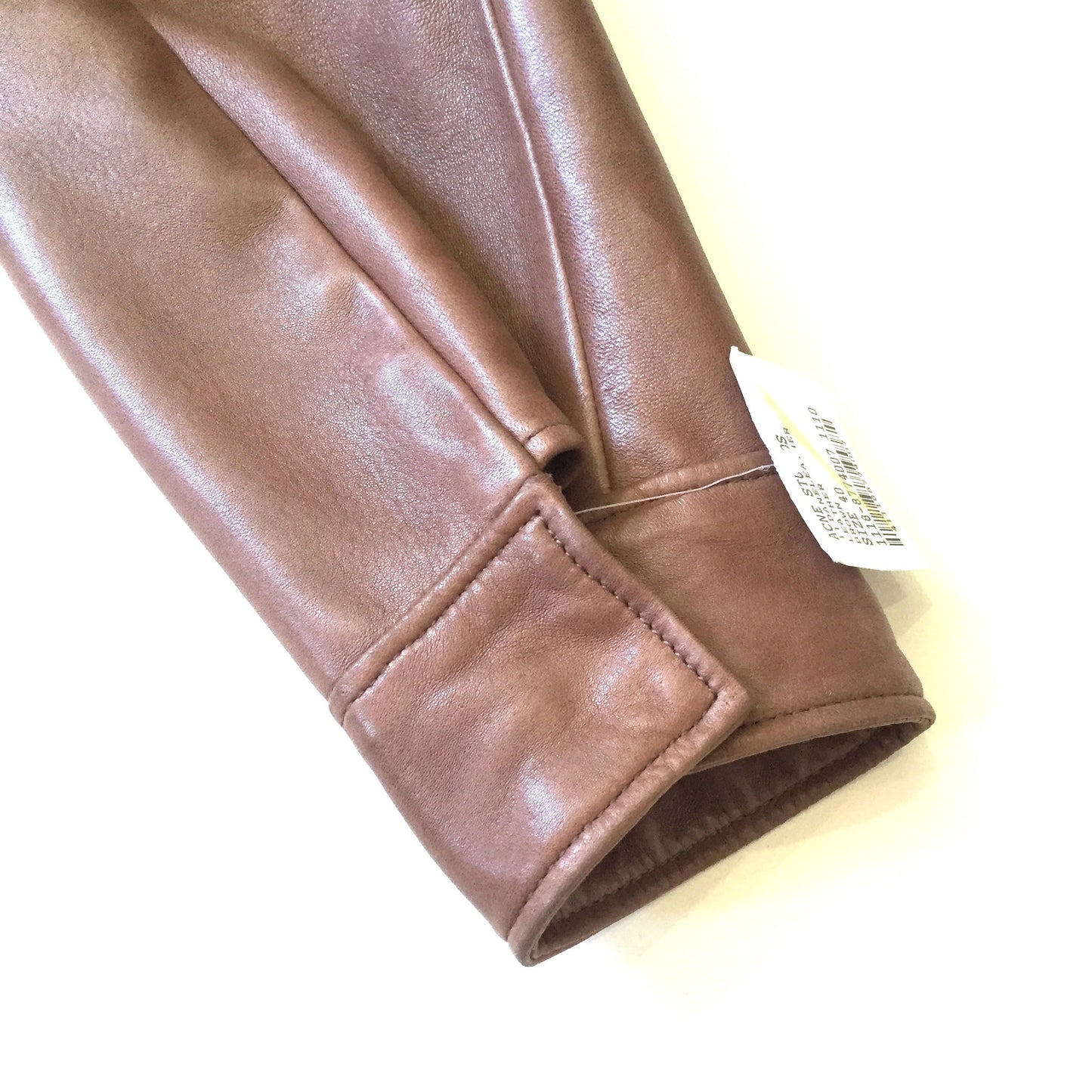 Acne Studios - Brown Lambskin Leather Jacket