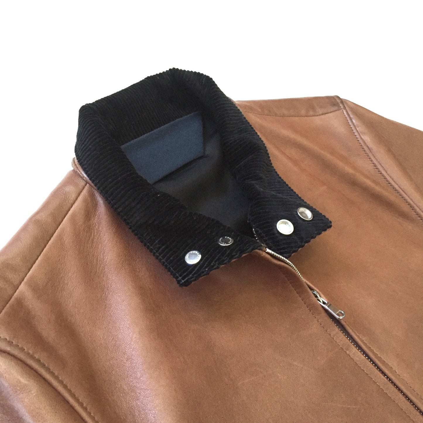 Acne Studios - Brown Lambskin Leather Jacket