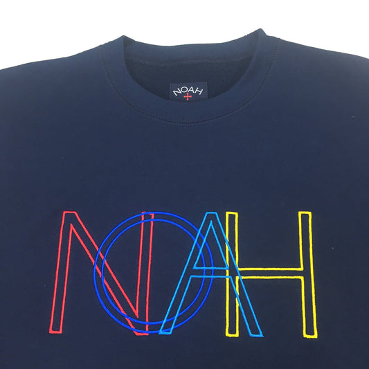 Noah - Navy Retro Logo Sweatshirt