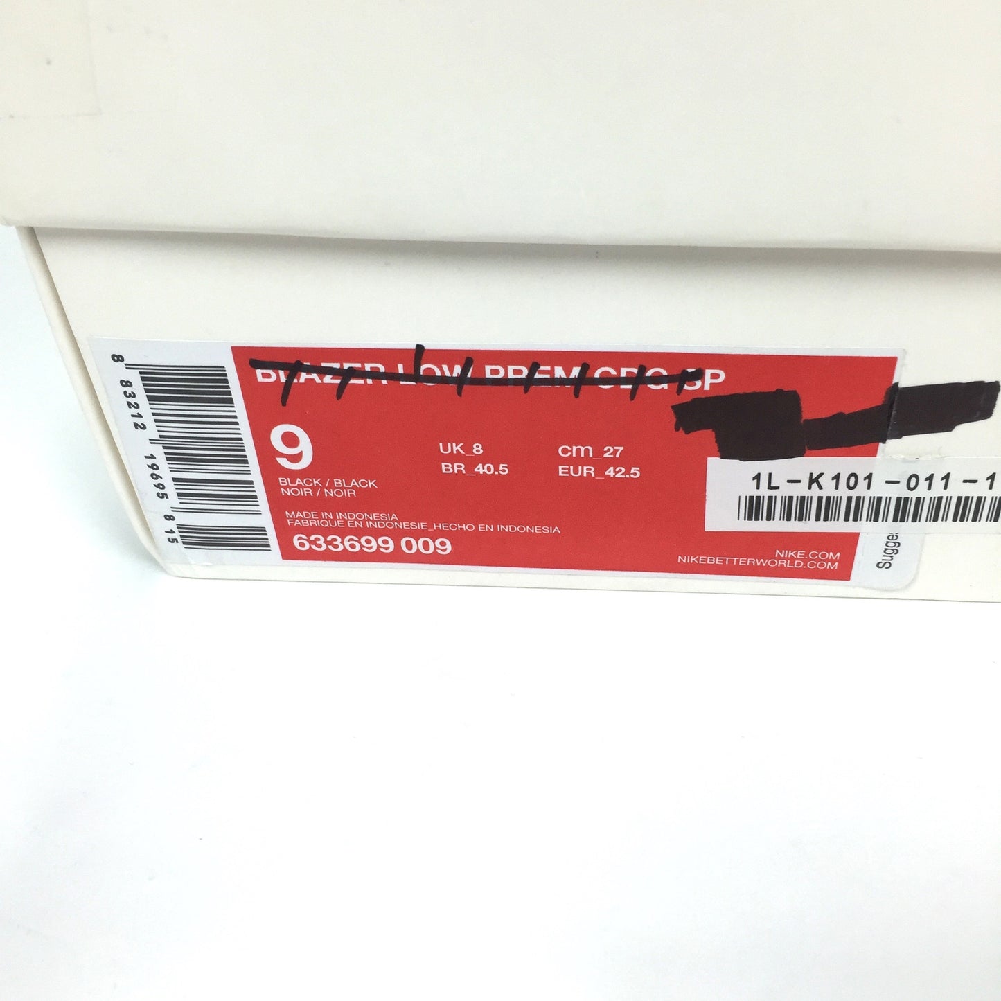 Comme des Garcons x Nike - Blazer Low Prem CDG SP