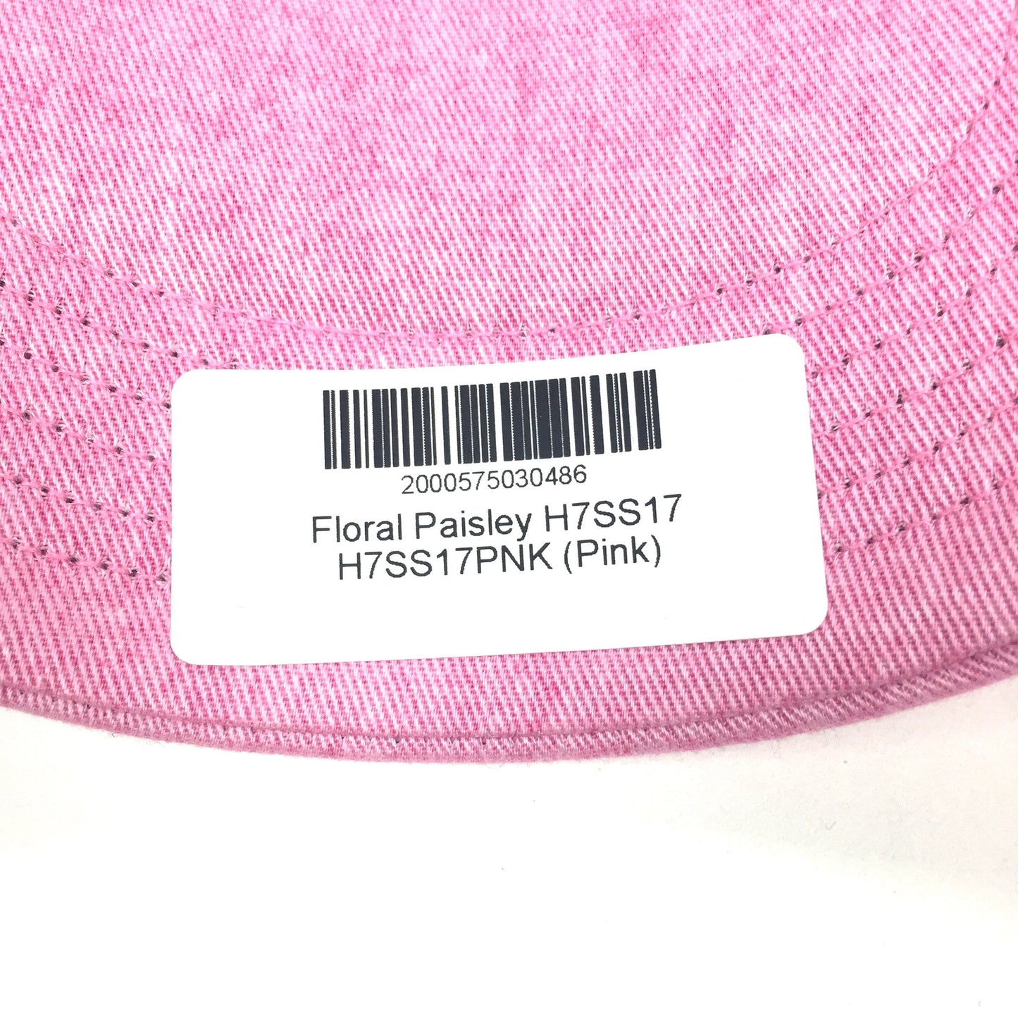 Noah - Pink Floral Paisley Logo Hat
