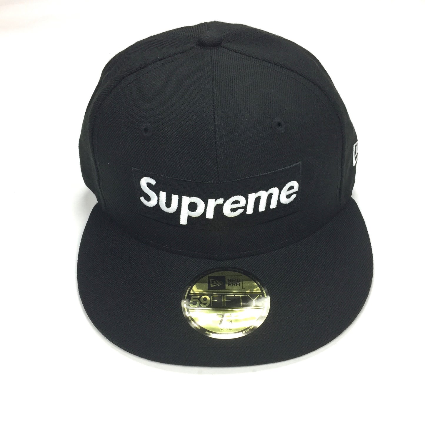 Supreme x New Era - Black Playboy Box Logo Hat