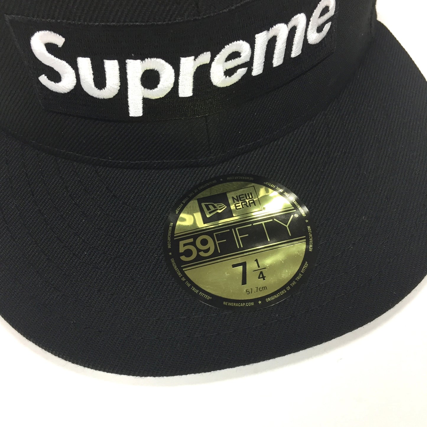 Supreme x New Era - Black Playboy Box Logo Hat