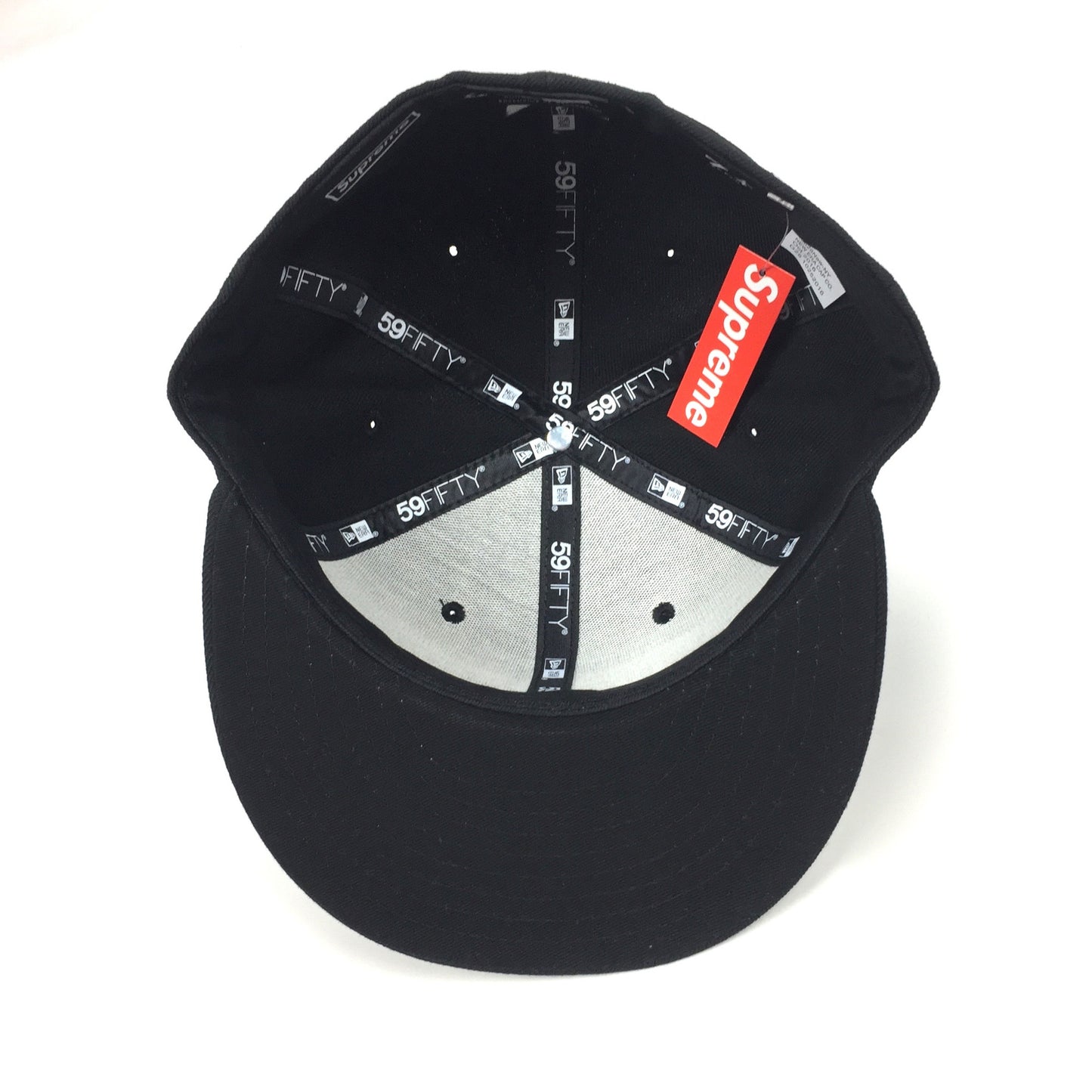 Supreme x New Era - Black Playboy Box Logo Hat