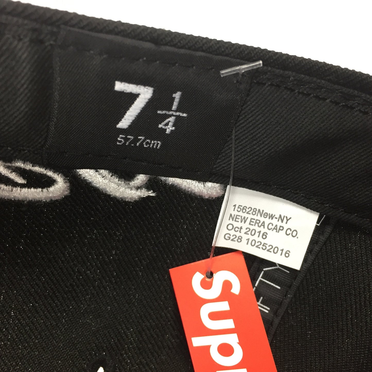 Supreme x New Era - Black Playboy Box Logo Hat