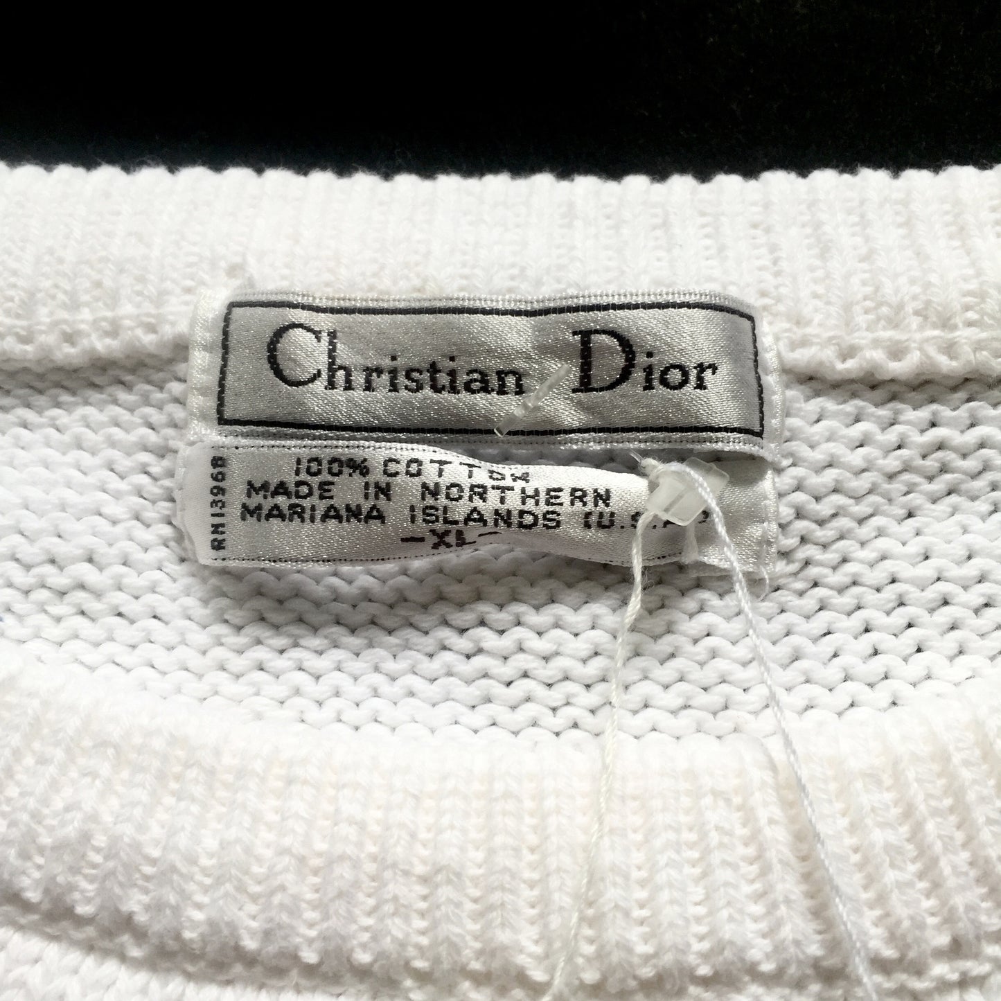 Dior - Red & White Nautical Sweater