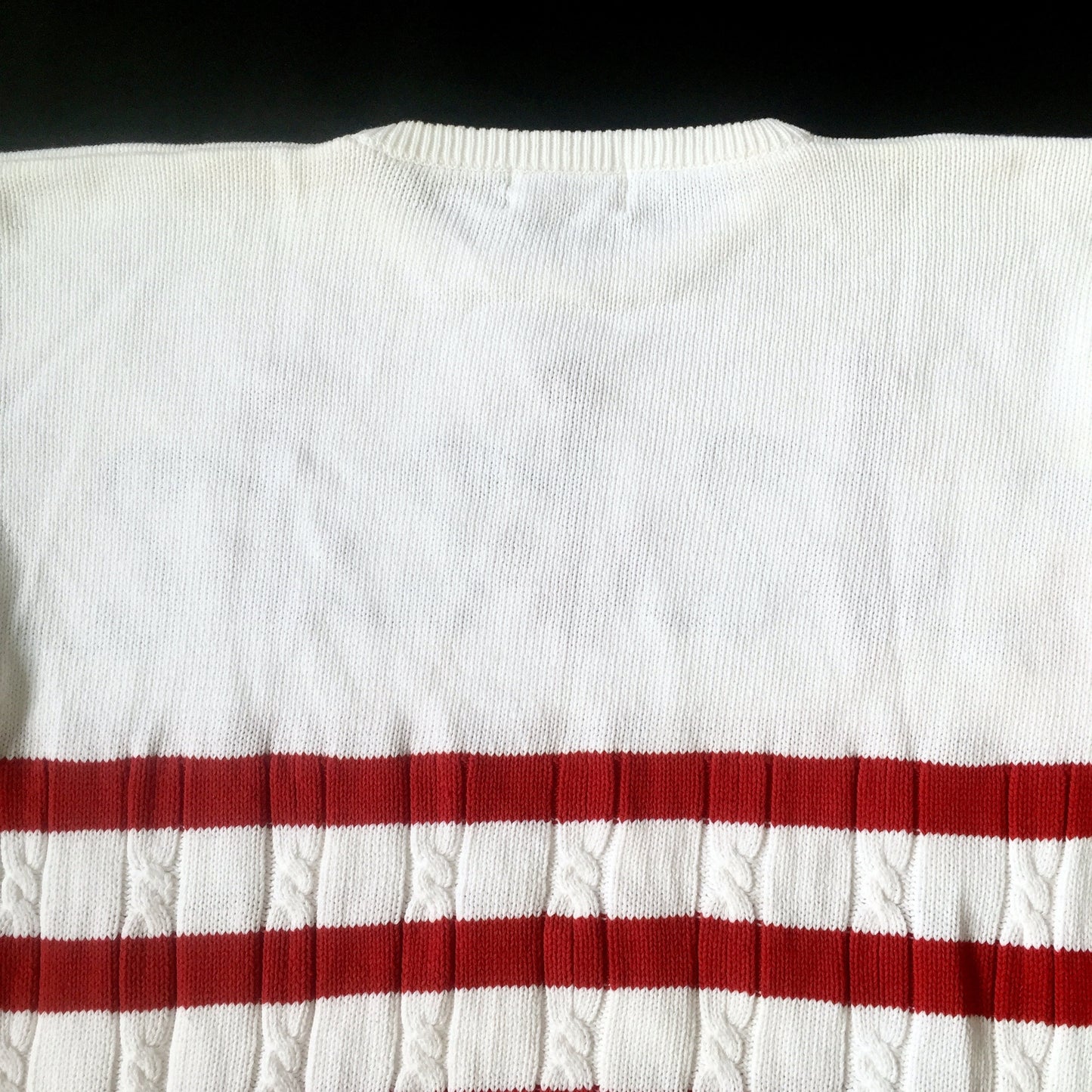 Dior - Red & White Nautical Sweater