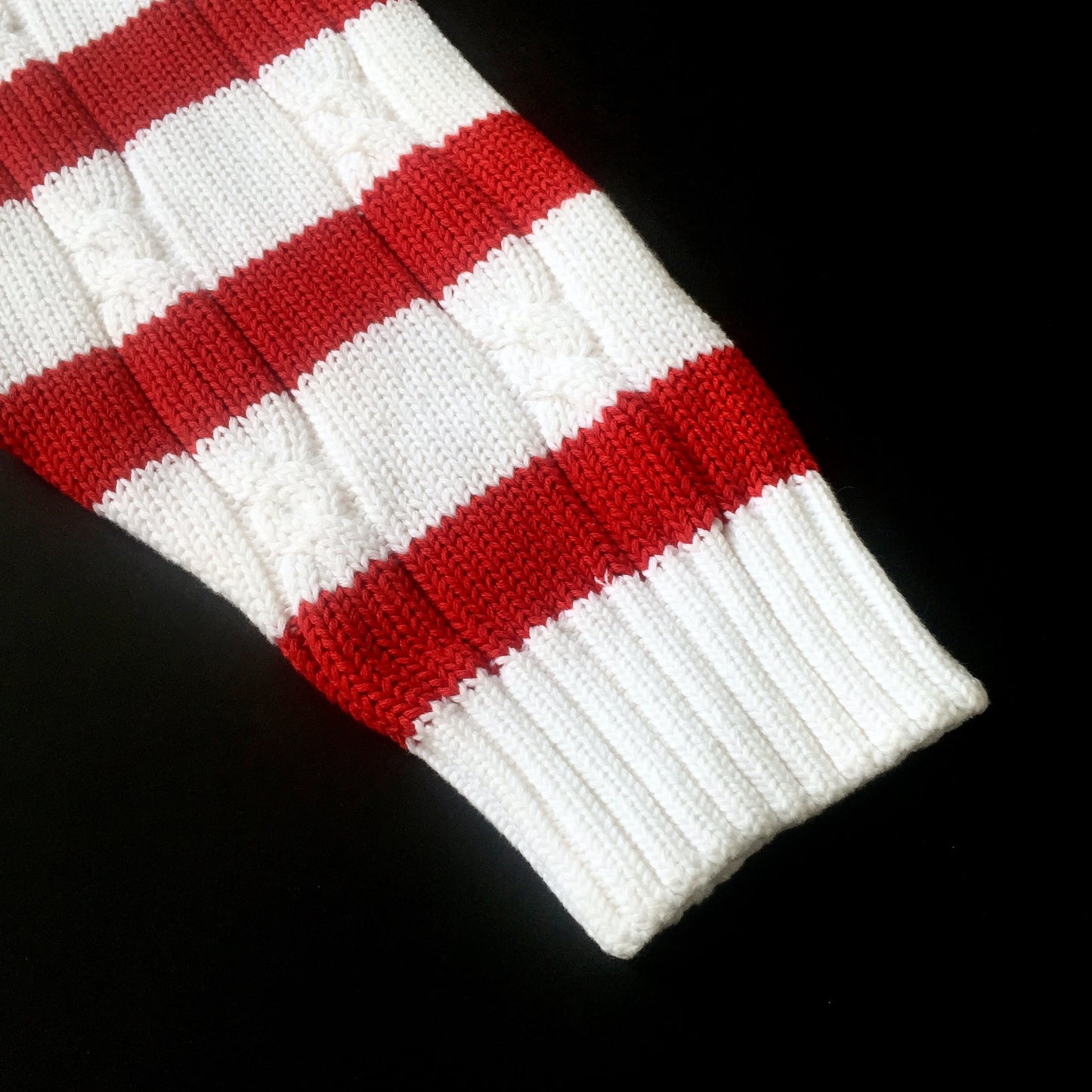 Dior - Red & White Nautical Sweater