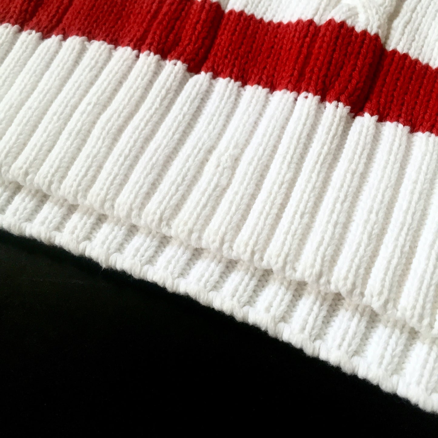 Dior - Red & White Nautical Sweater