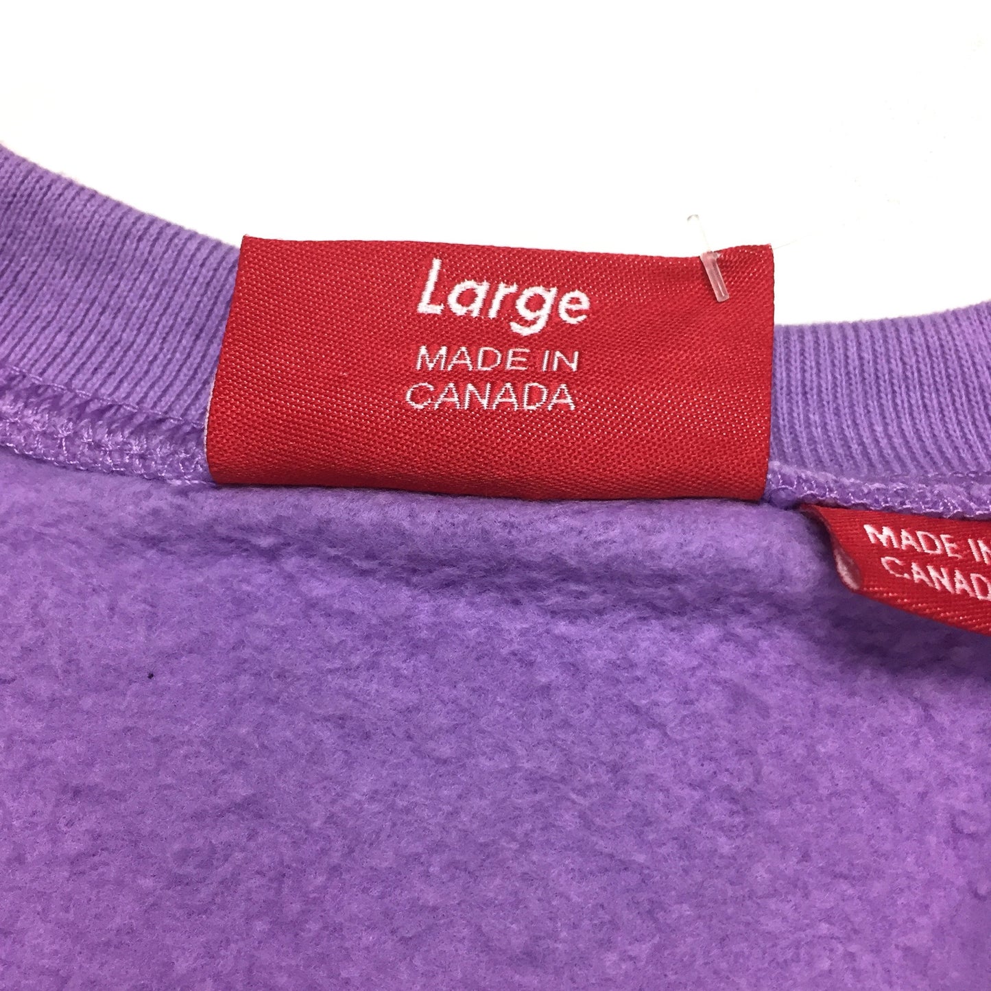 Supreme - Lavender Vertical Logo Sweatshirt