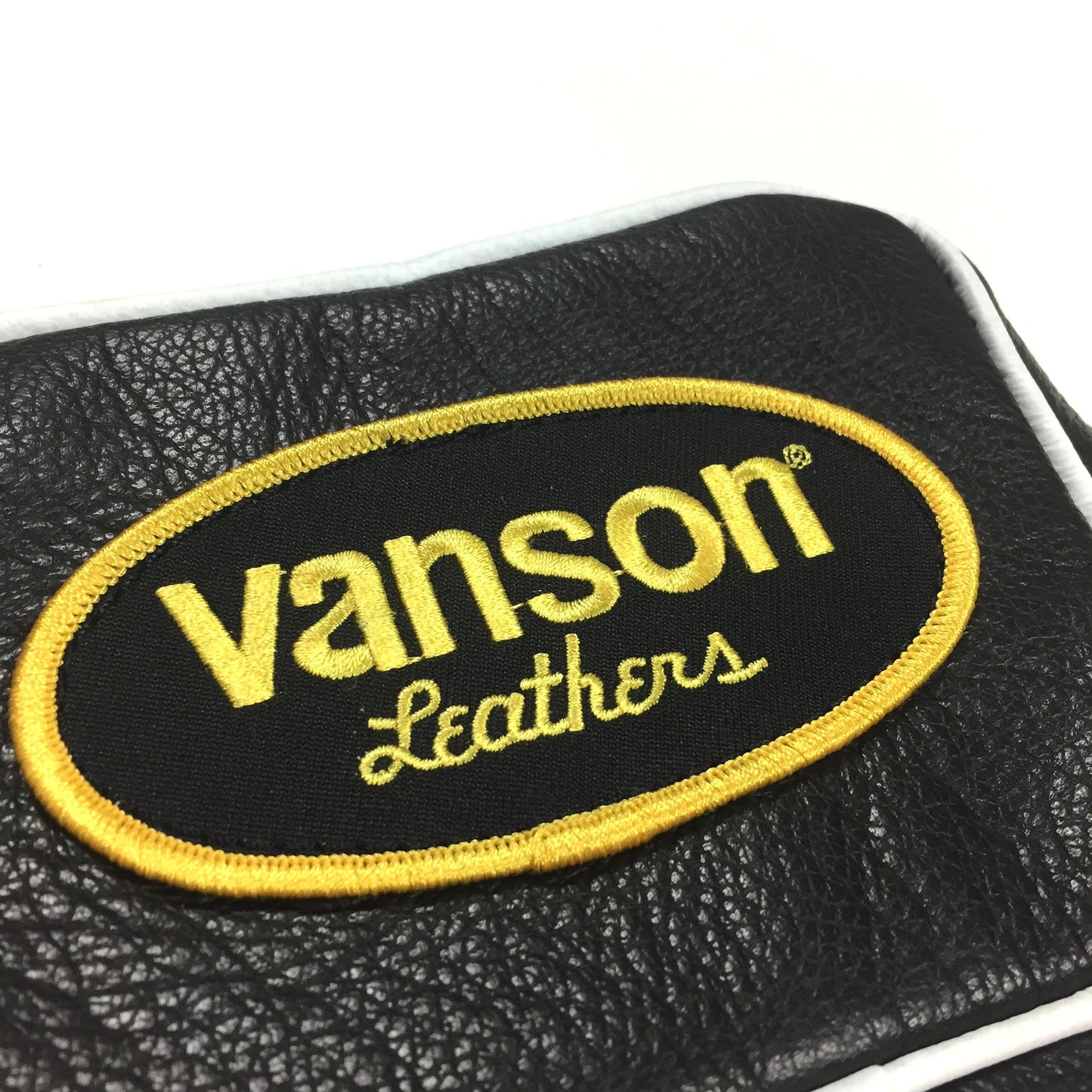 Supreme x Vanson - Black Leather Wrist Bag