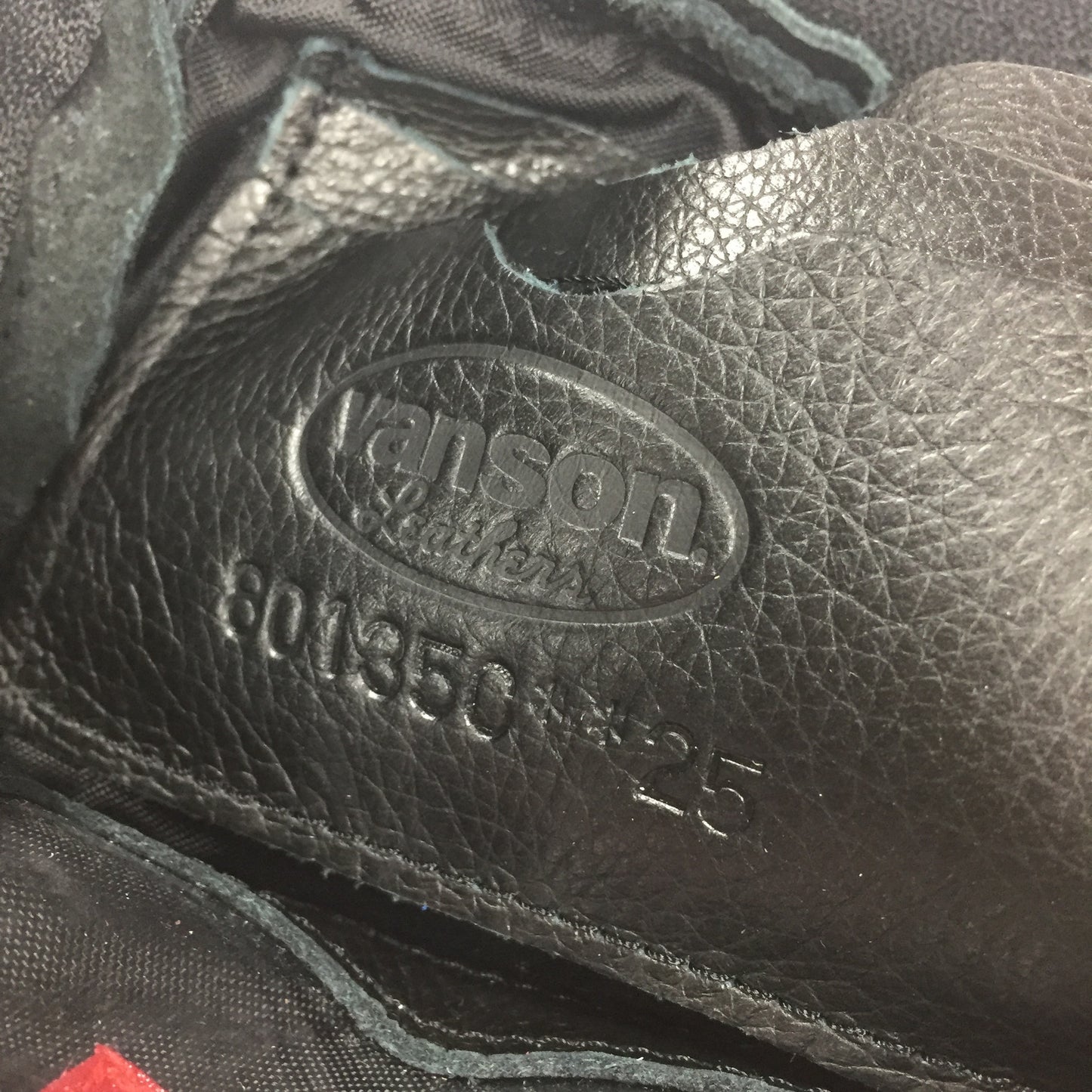 Supreme x Vanson - Black Leather Wrist Bag