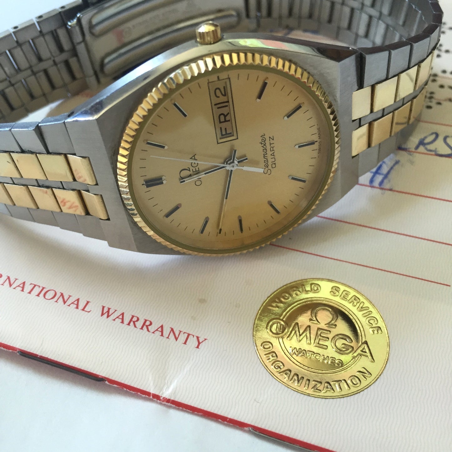 Omega - Seamaster Day-Date 18K/SS Watch