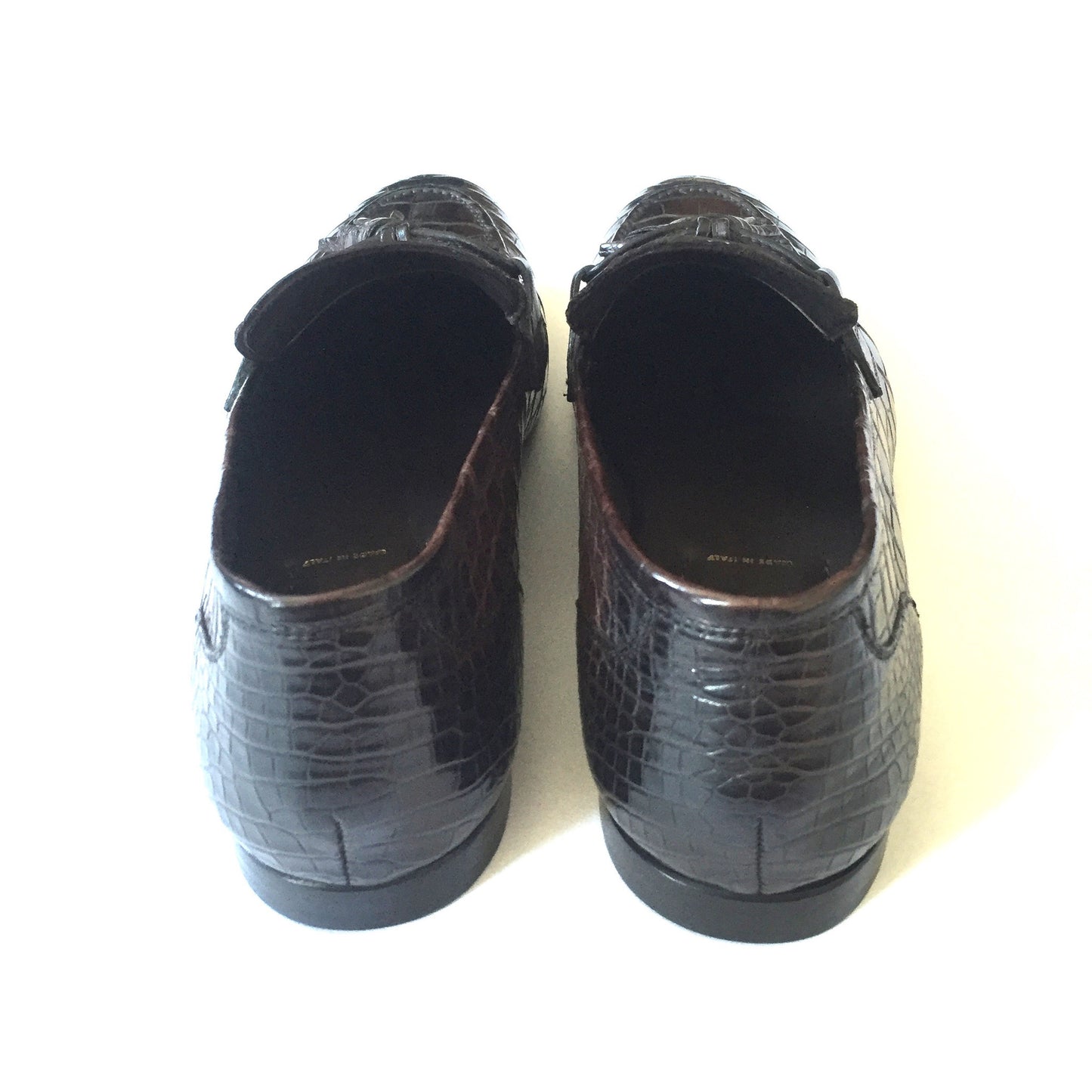 Tom Ford - Brown Genuine Crocodile Loafers
