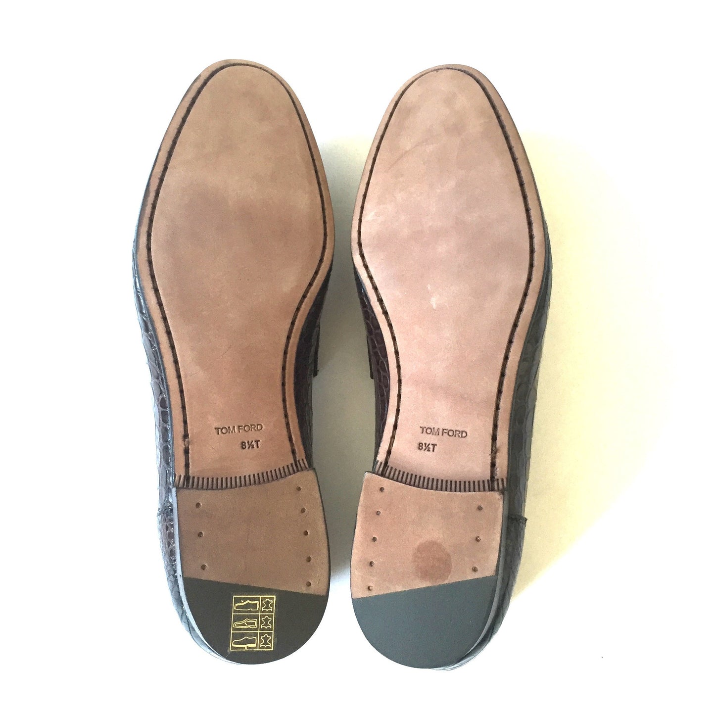 Tom Ford - Brown Genuine Crocodile Loafers