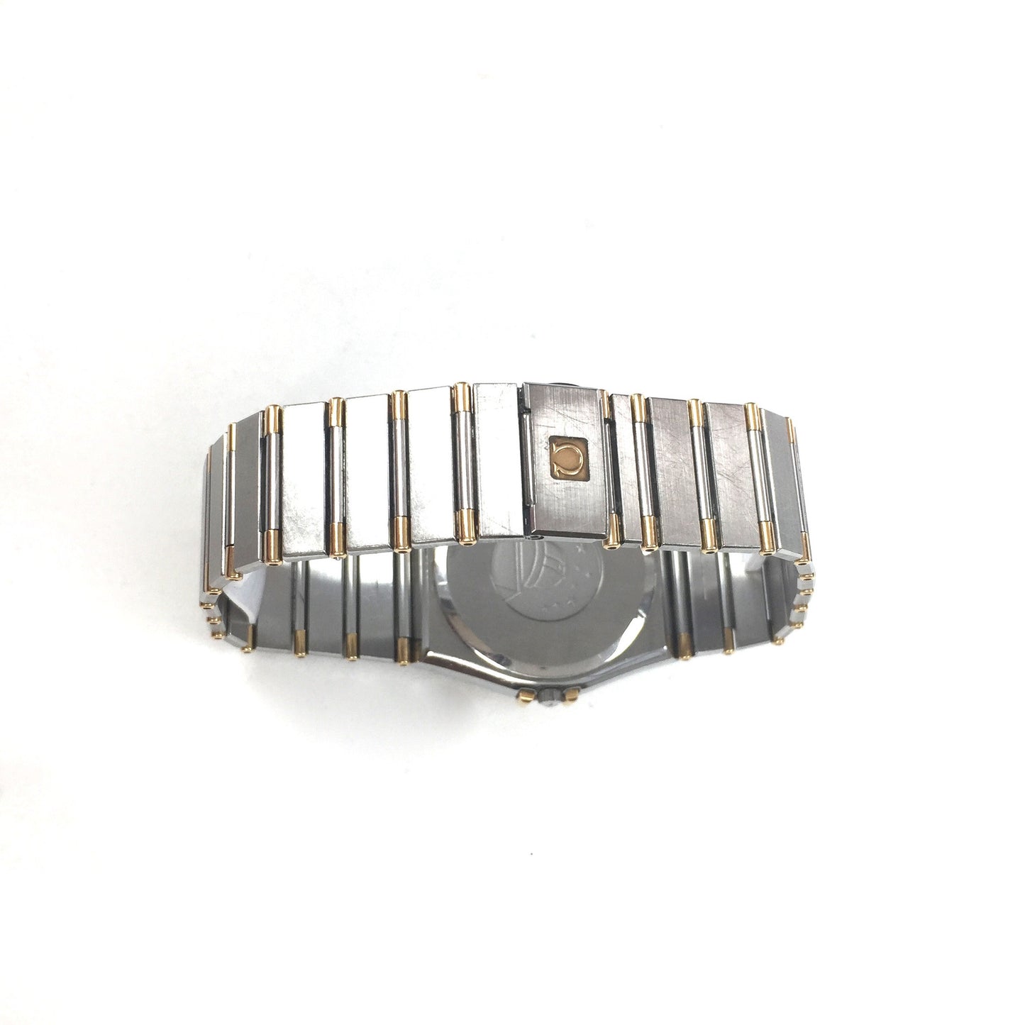 Omega - Constellation Date 18K Half Bar Watch