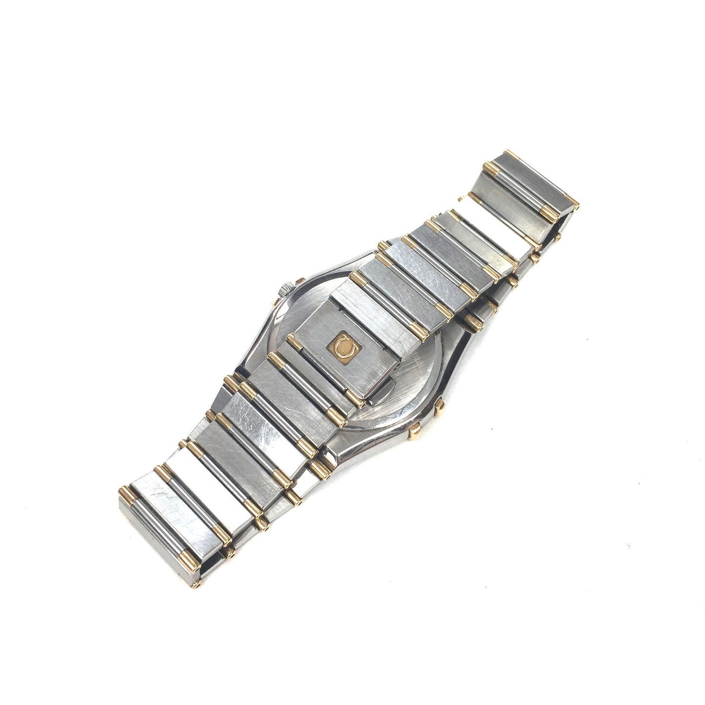 Omega - Constellation Date 18K Half Bar Watch