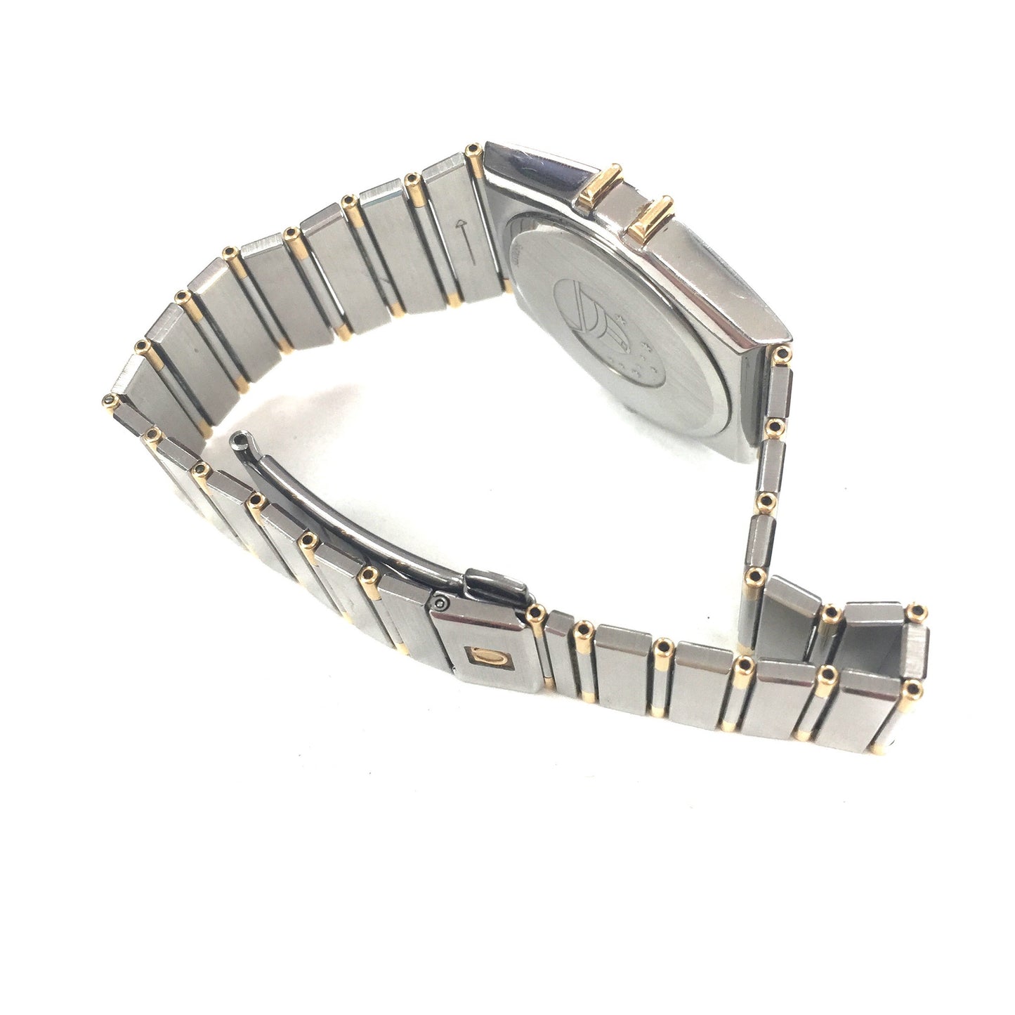 Omega - Constellation Date 18K Half Bar Watch