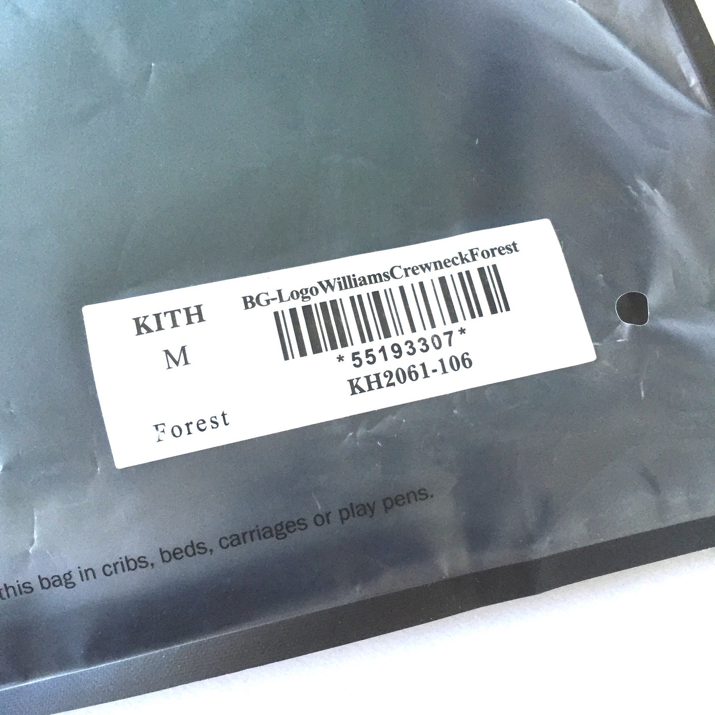 Kith x Bergdorf Goodman - Green Logo Sweatshirt