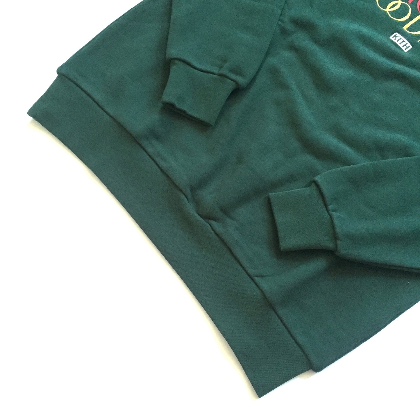 Kith x Bergdorf Goodman - Green Logo Sweatshirt