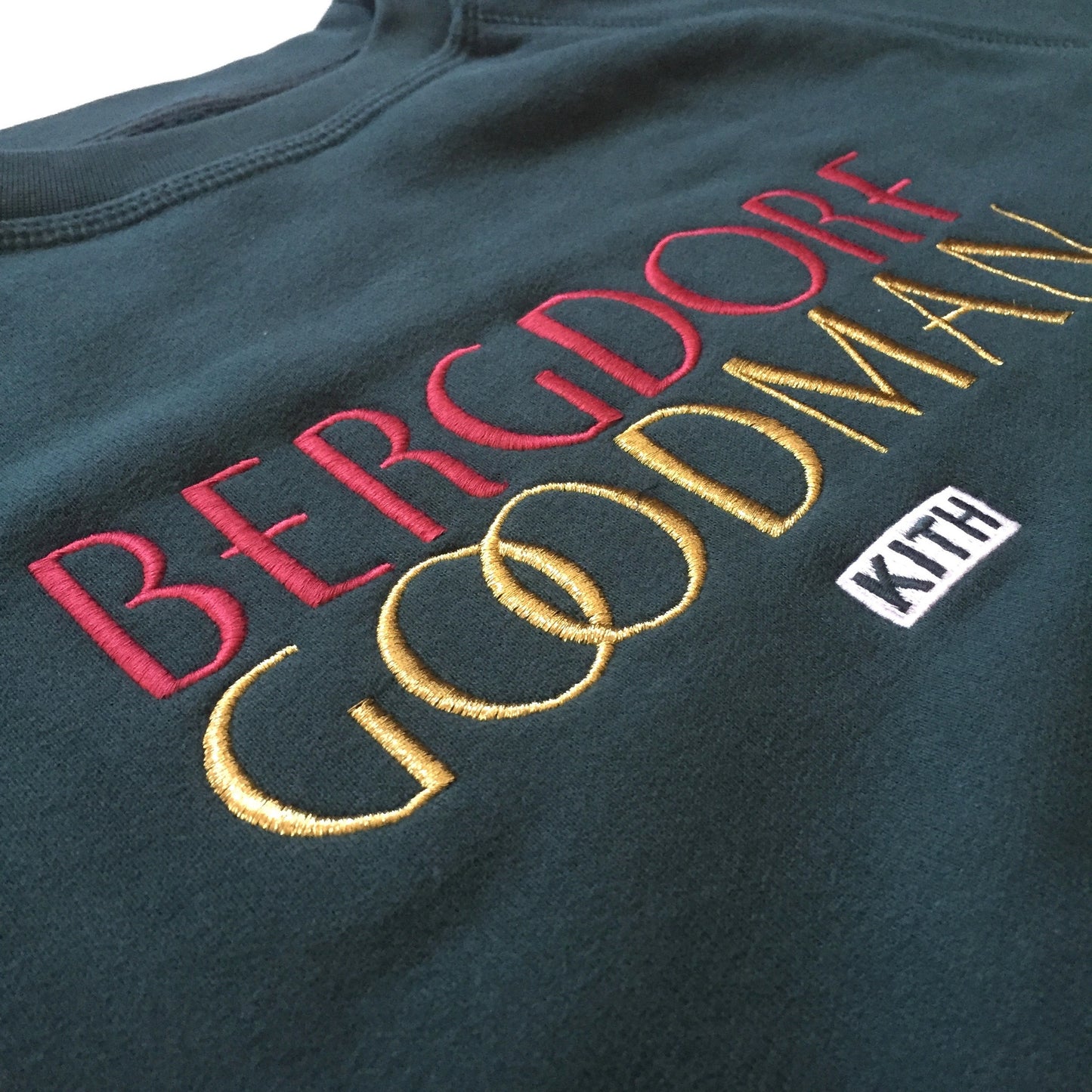 Kith x Bergdorf Goodman - Green Logo Sweatshirt