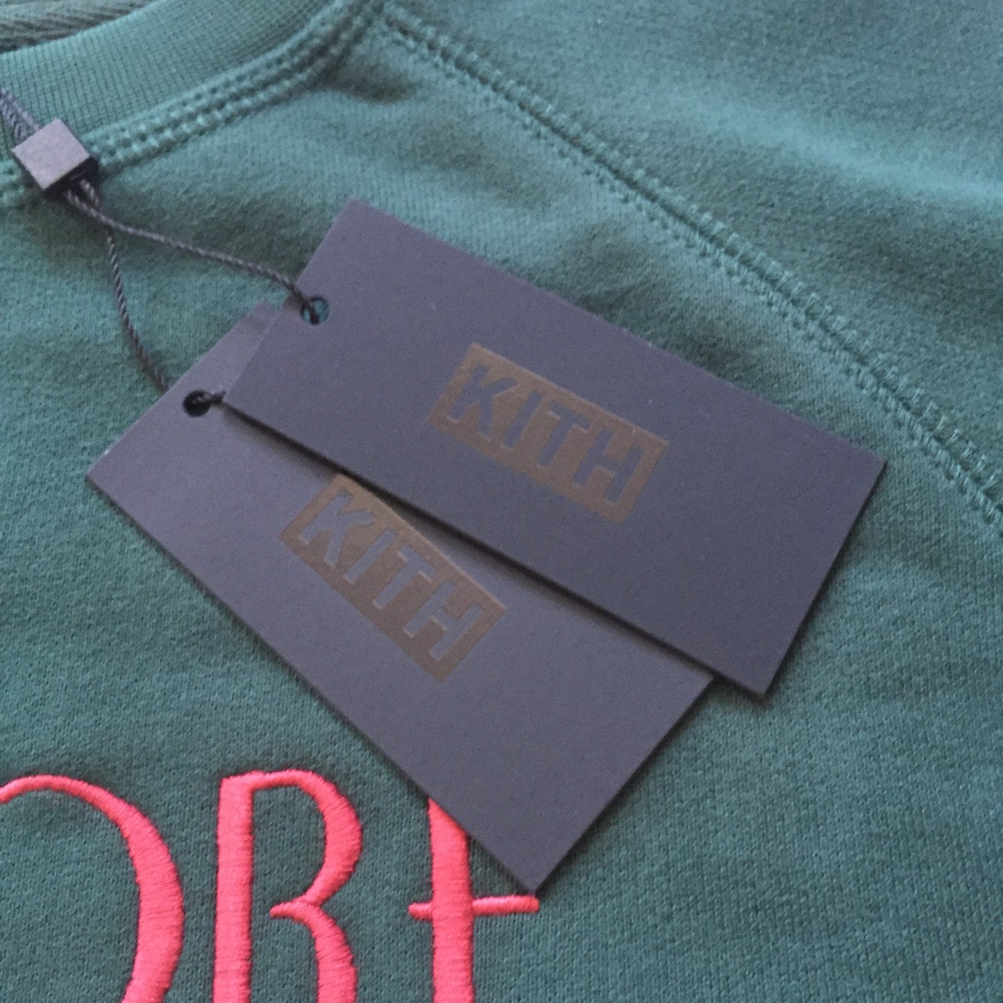 Kith x Bergdorf Goodman - Green Logo Sweatshirt