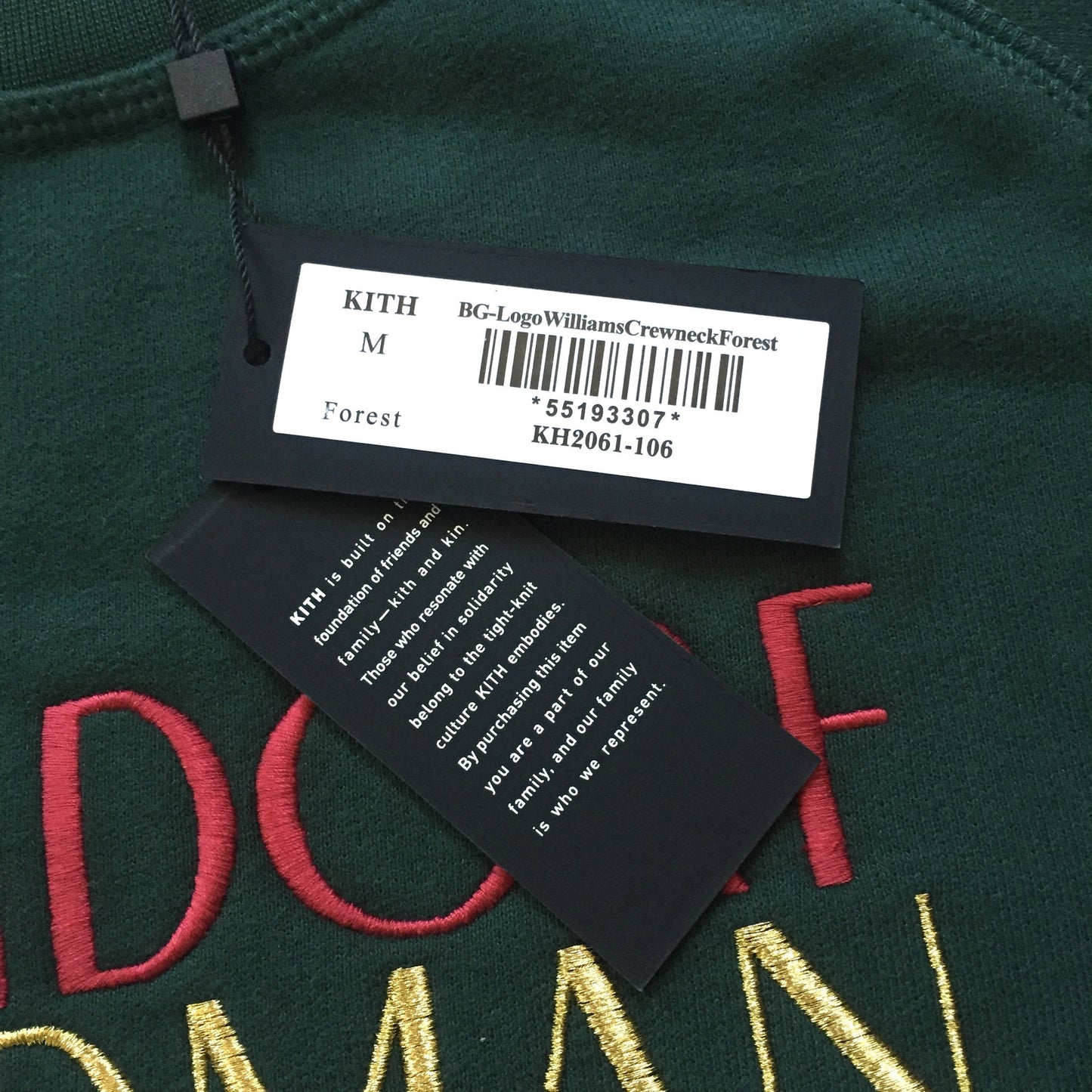 Kith x Bergdorf Goodman - Green Logo Sweatshirt