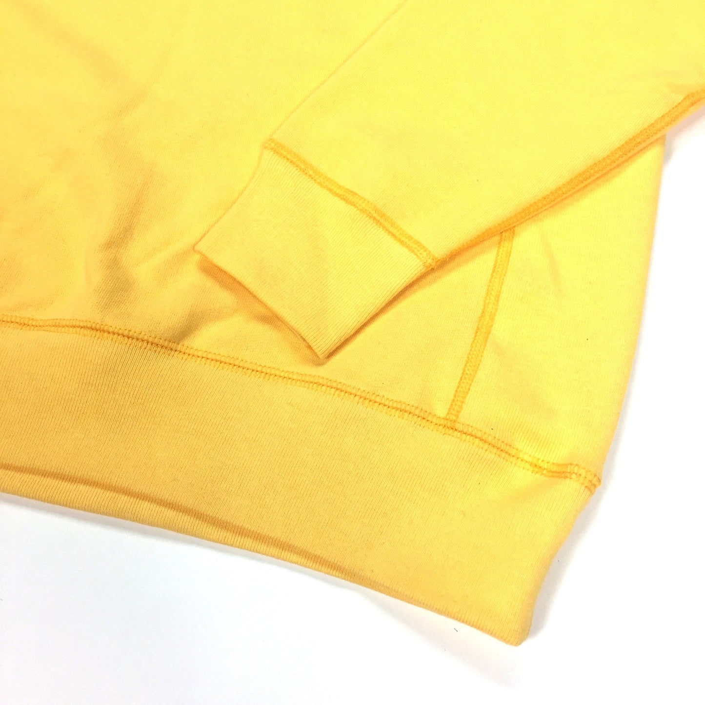 Noah - Yellow Core Logo Crewneck Sweatshirt