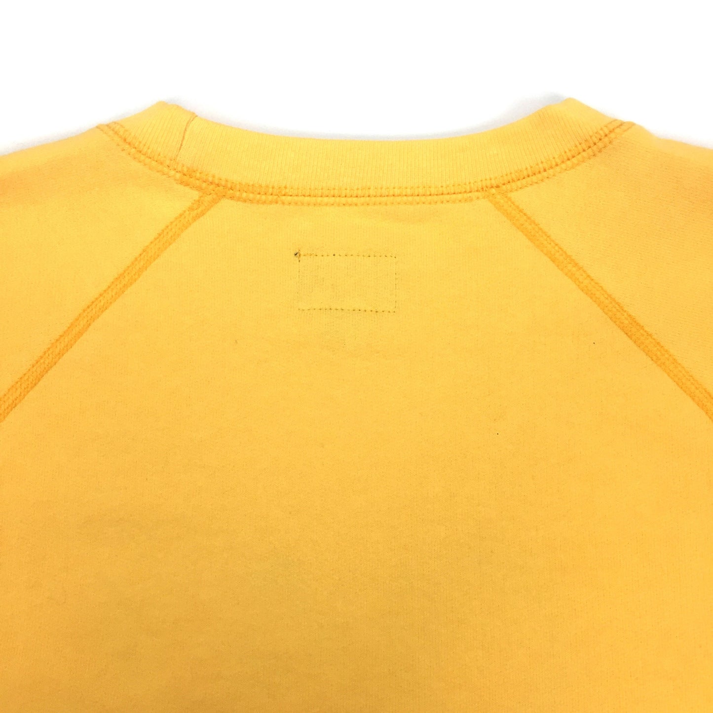 Noah - Yellow Core Logo Crewneck Sweatshirt