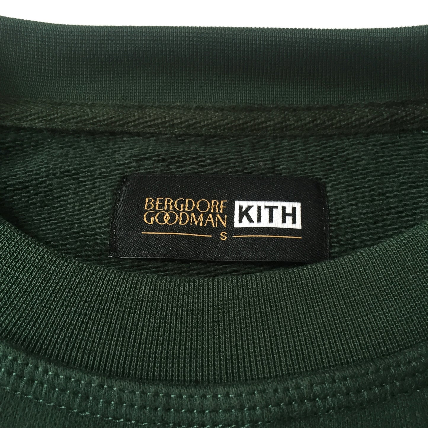 Kith x Bergdorf Goodman - Green Logo Sweatshirt