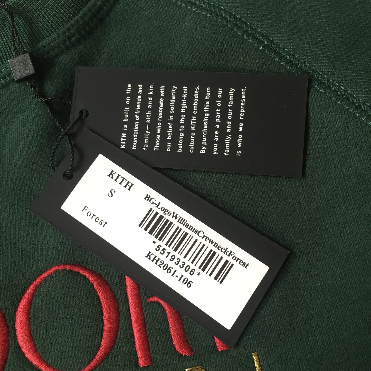 Kith x Bergdorf Goodman - Green Logo Sweatshirt