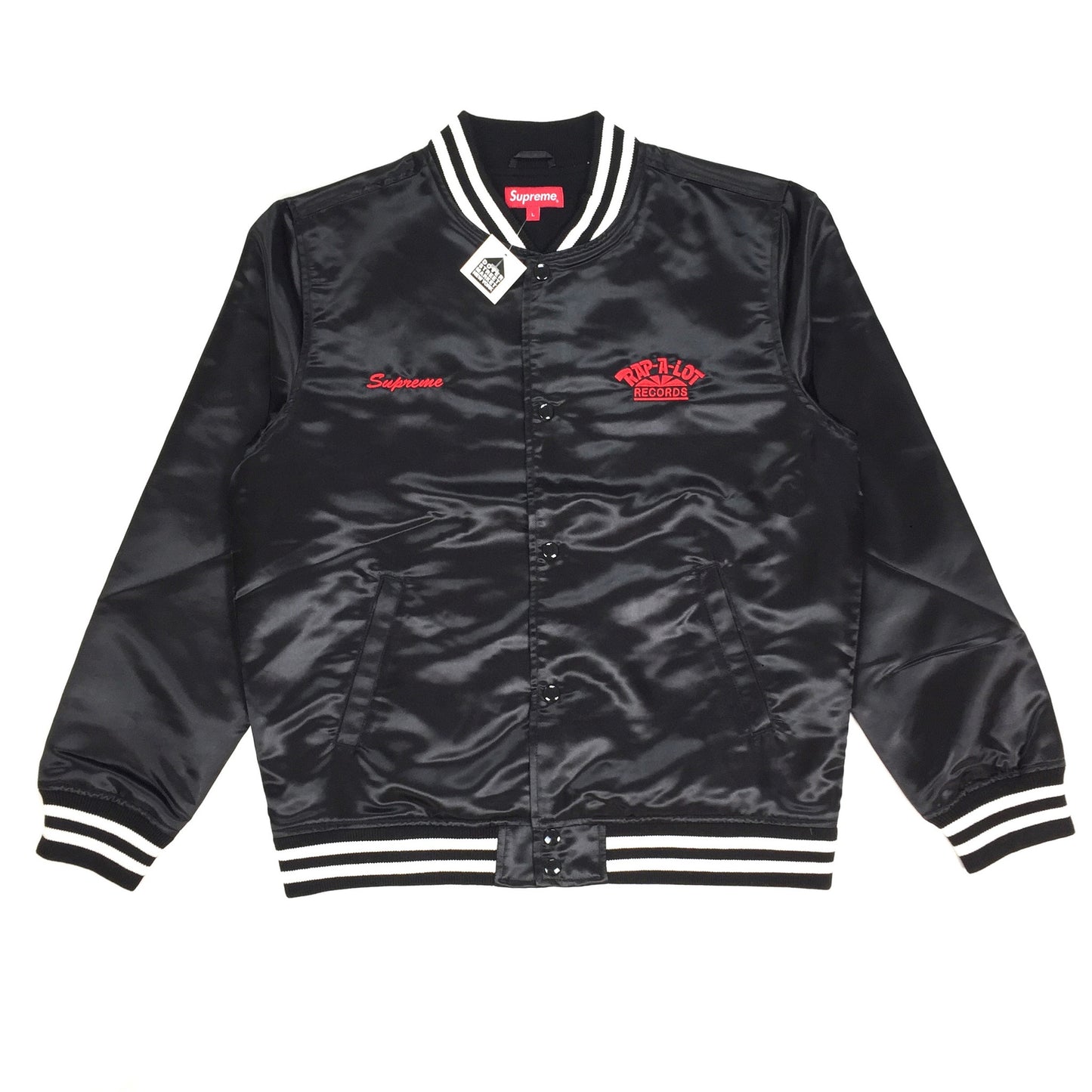 Supreme x Rap-A-Lot - Black Satin Club Jacket