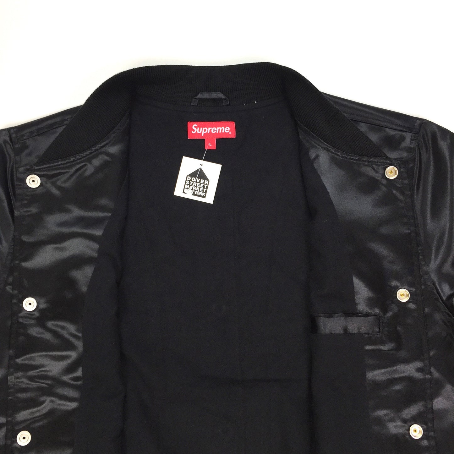 Supreme x Rap-A-Lot - Black Satin Club Jacket