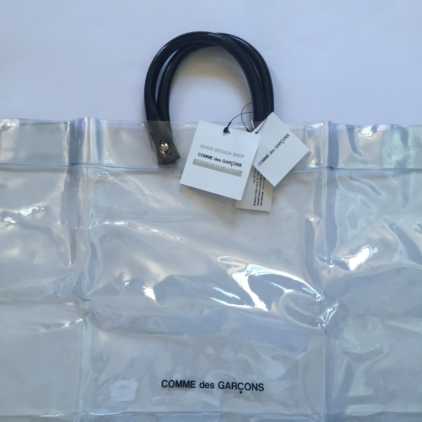 Comme Des Garcons - Clear Vinyl Tote Bag