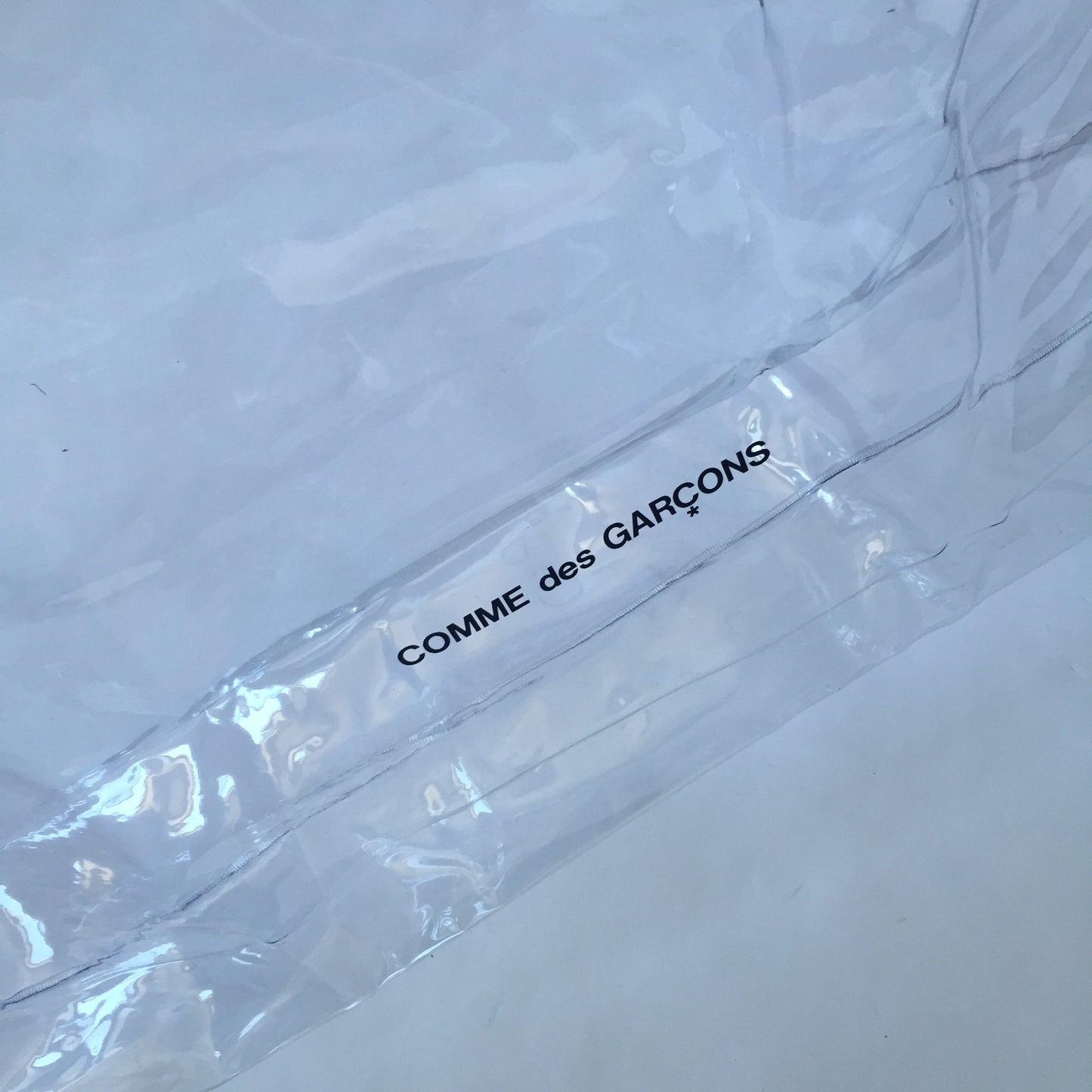 Comme Des Garcons - Clear Vinyl Tote Bag