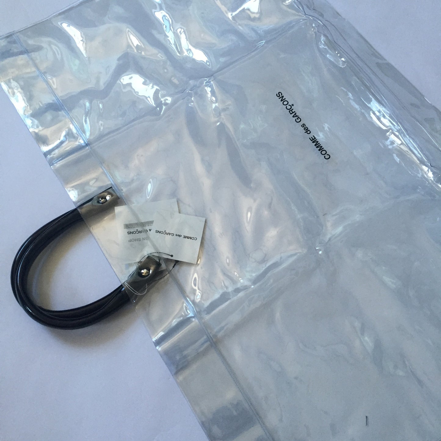 Comme Des Garcons - Clear Vinyl Tote Bag