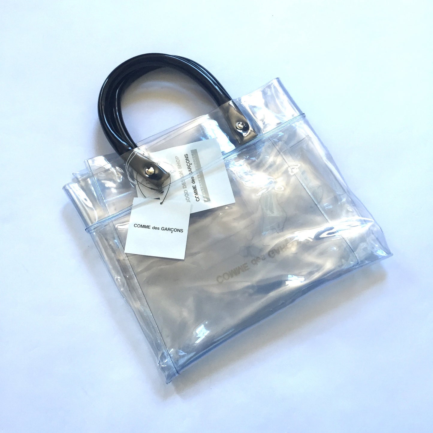 Comme Des Garcons - Clear Vinyl Tote Bag