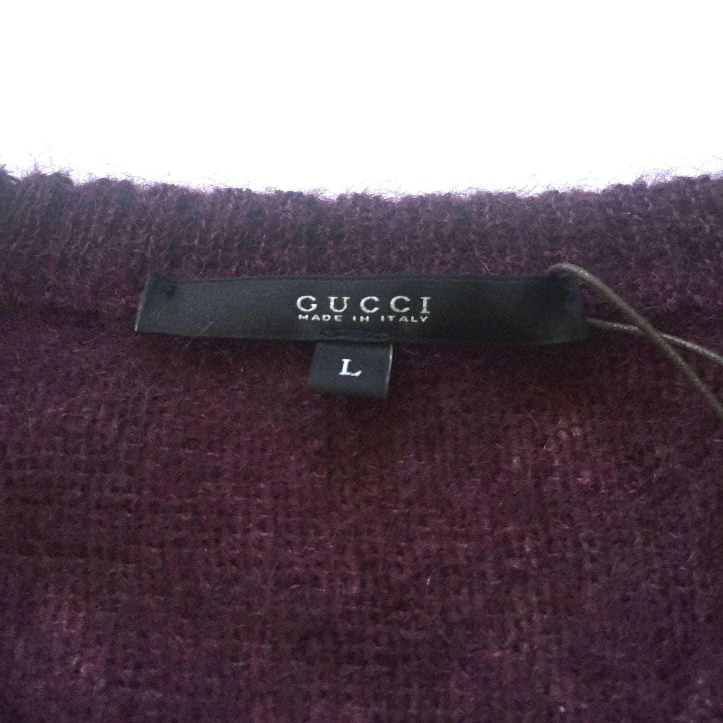 Gucci - Navy & Red Striped Mohair Sweater