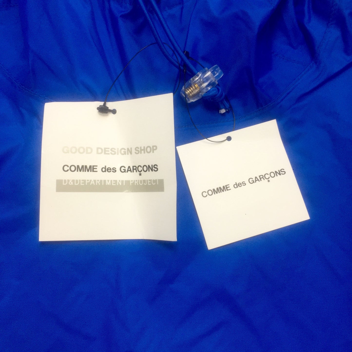 Comme Des Garcons - Blue Logo Poncho