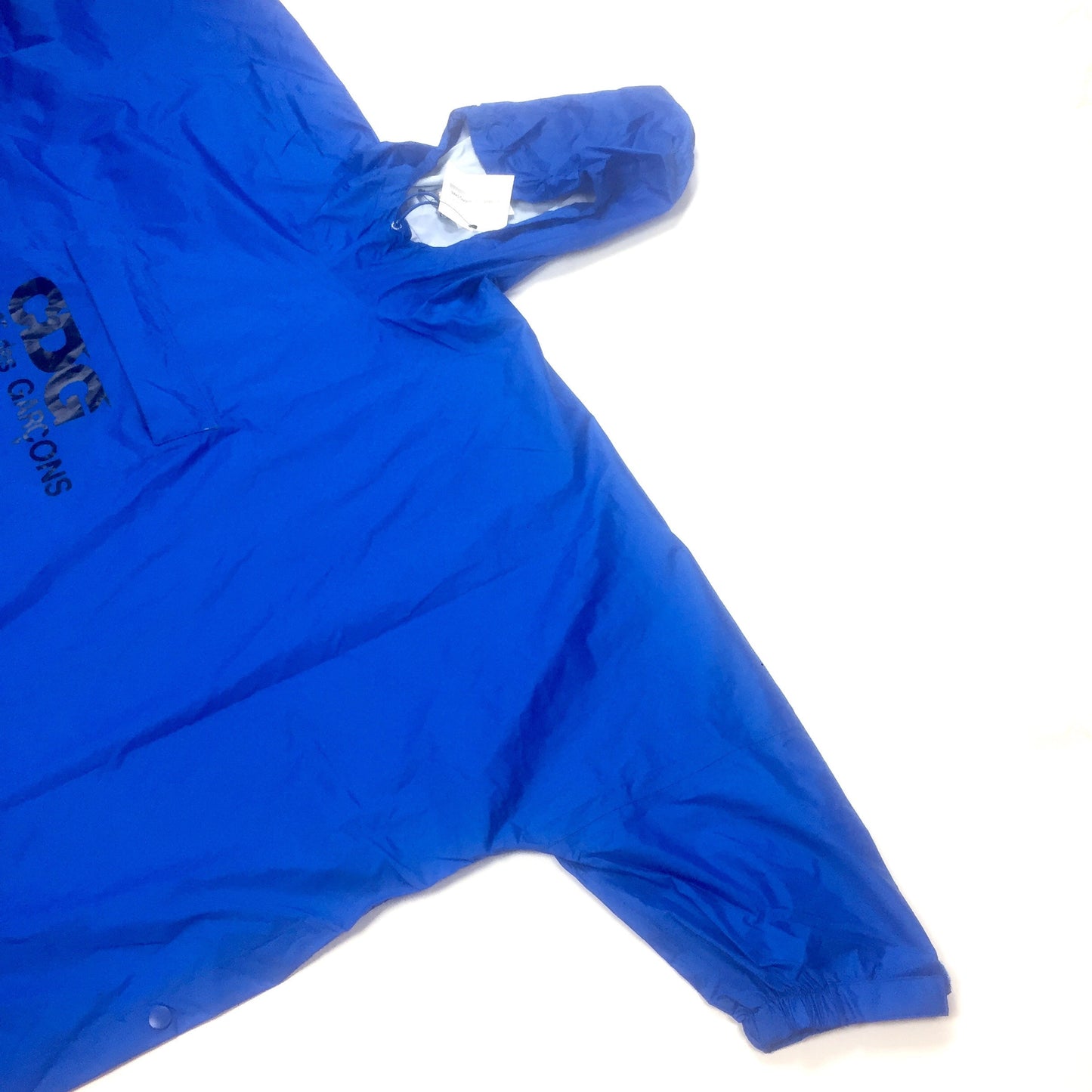 Comme Des Garcons - Blue Logo Poncho